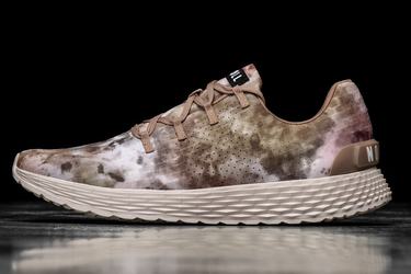 Nobull Tie-Dye Ripstop Runner Women's Running Shoes Brown Khaki | Australia (LM4689)